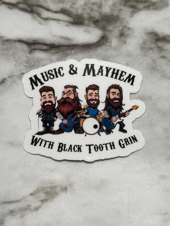 Music & Mayhem Vinyl Sticker