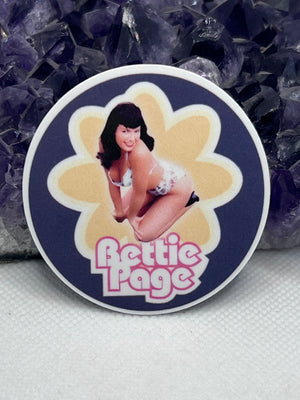 “Bettie Page” Vinyl Sticker