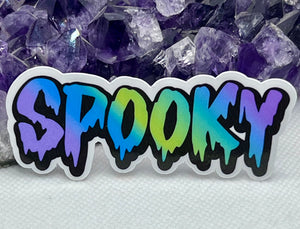 “Spooky” Vinyl Sticker
