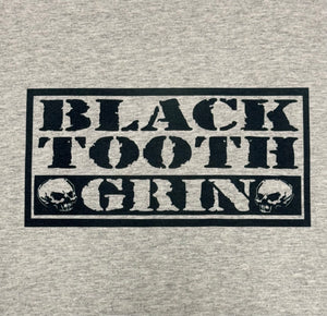 Black Tooth Grin Light Gray Long Sleeve Tee